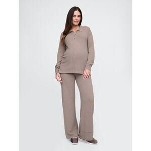 Gap Maternity CashSoft Henley Sweater Polo - M